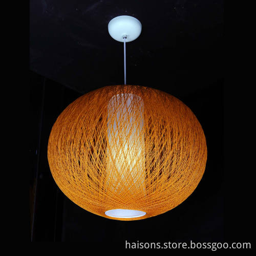 Cocoon Resin Lamp